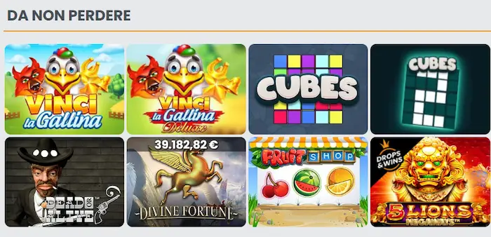 Vincitu Casino Italia slot